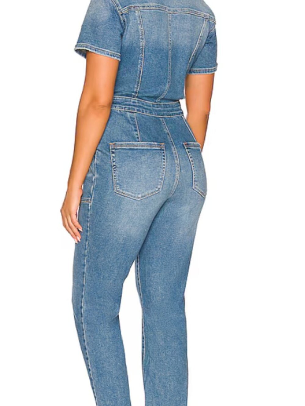 NWT Good American Fit For Success Denim Jumpsuit - Picture 2 of 8